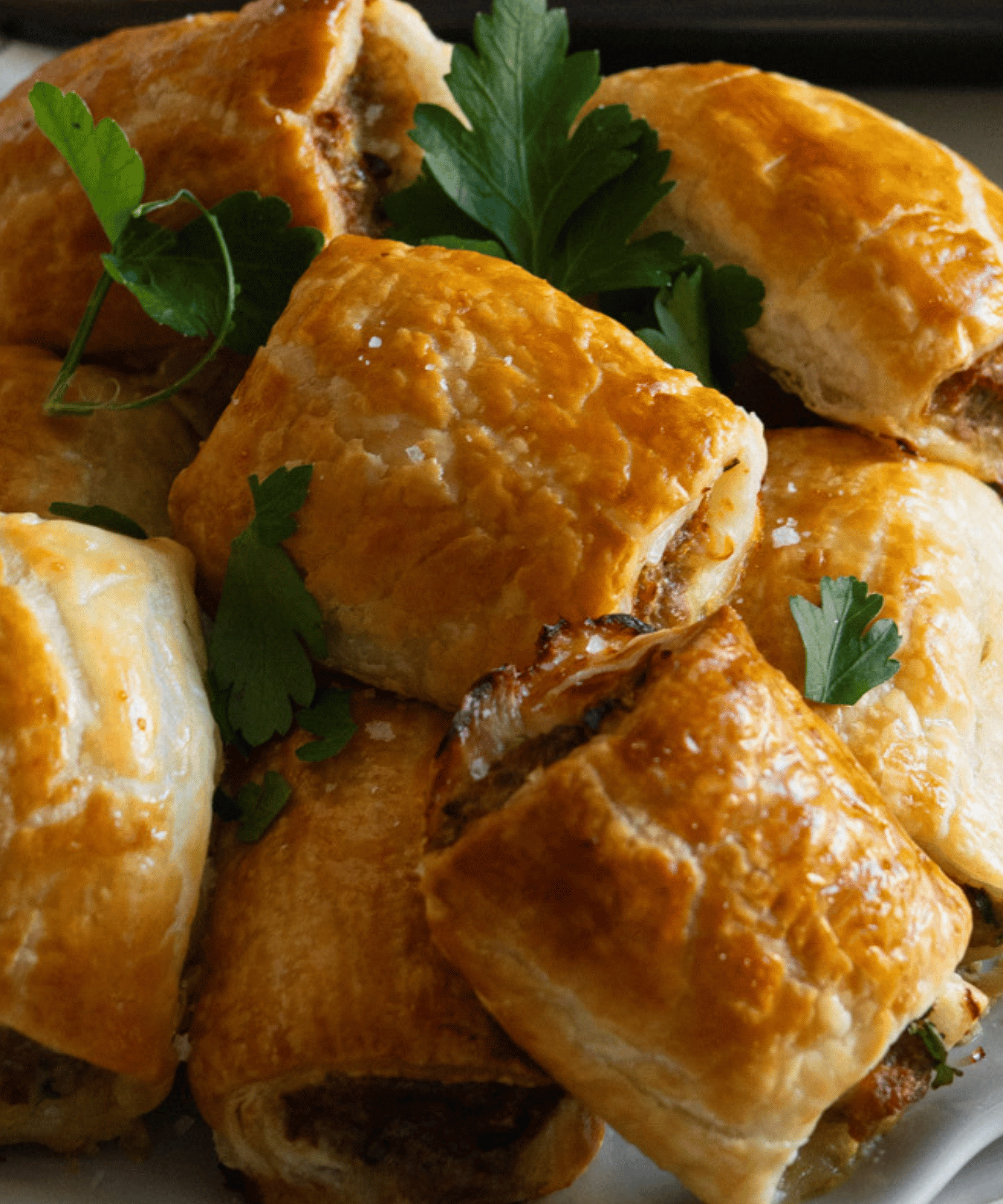 Healthy Fennel, Beef & Pork Sausage Rolls
