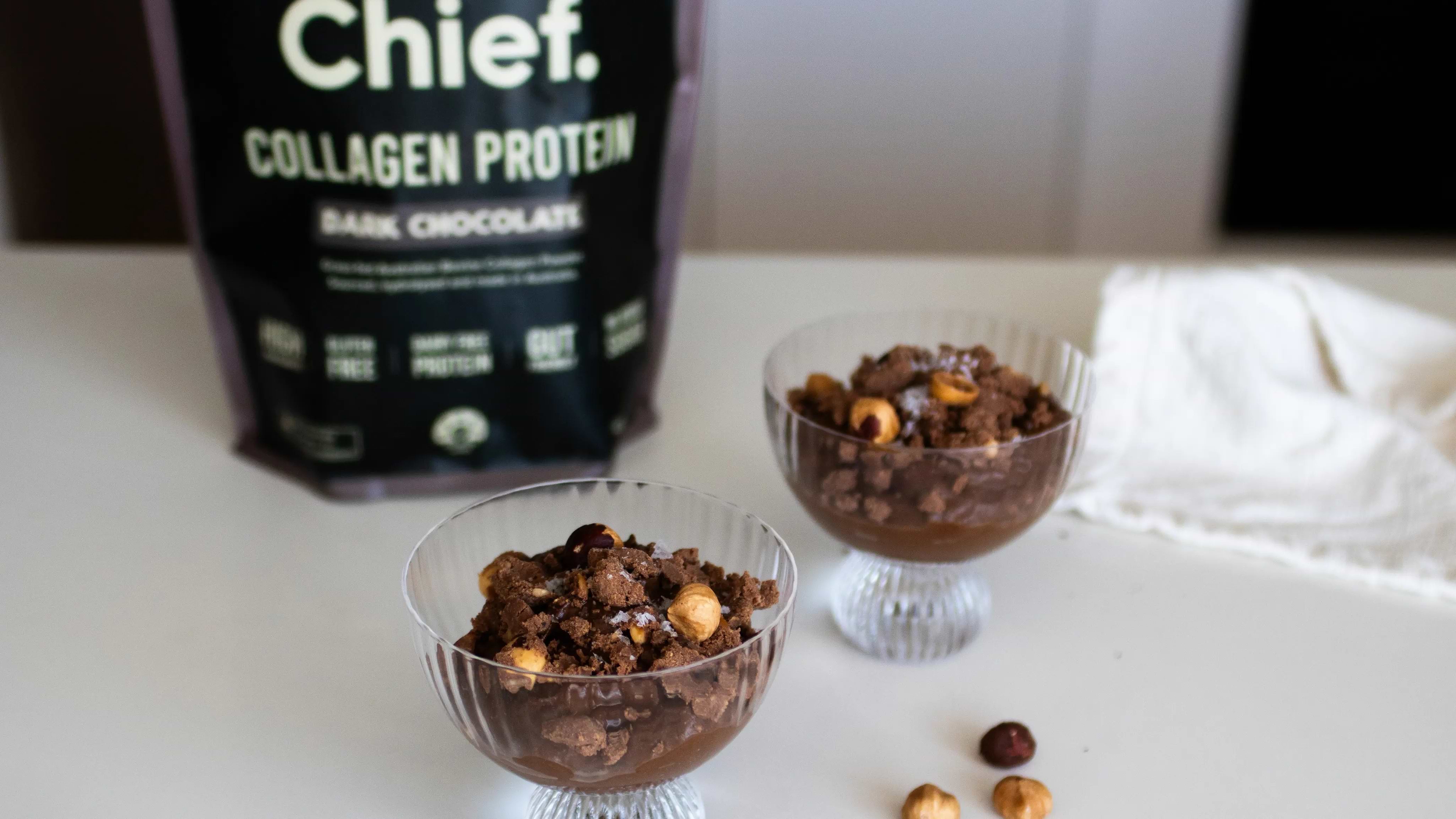 Hazelnut Brownie Protein Mousse - Chief Nutrition