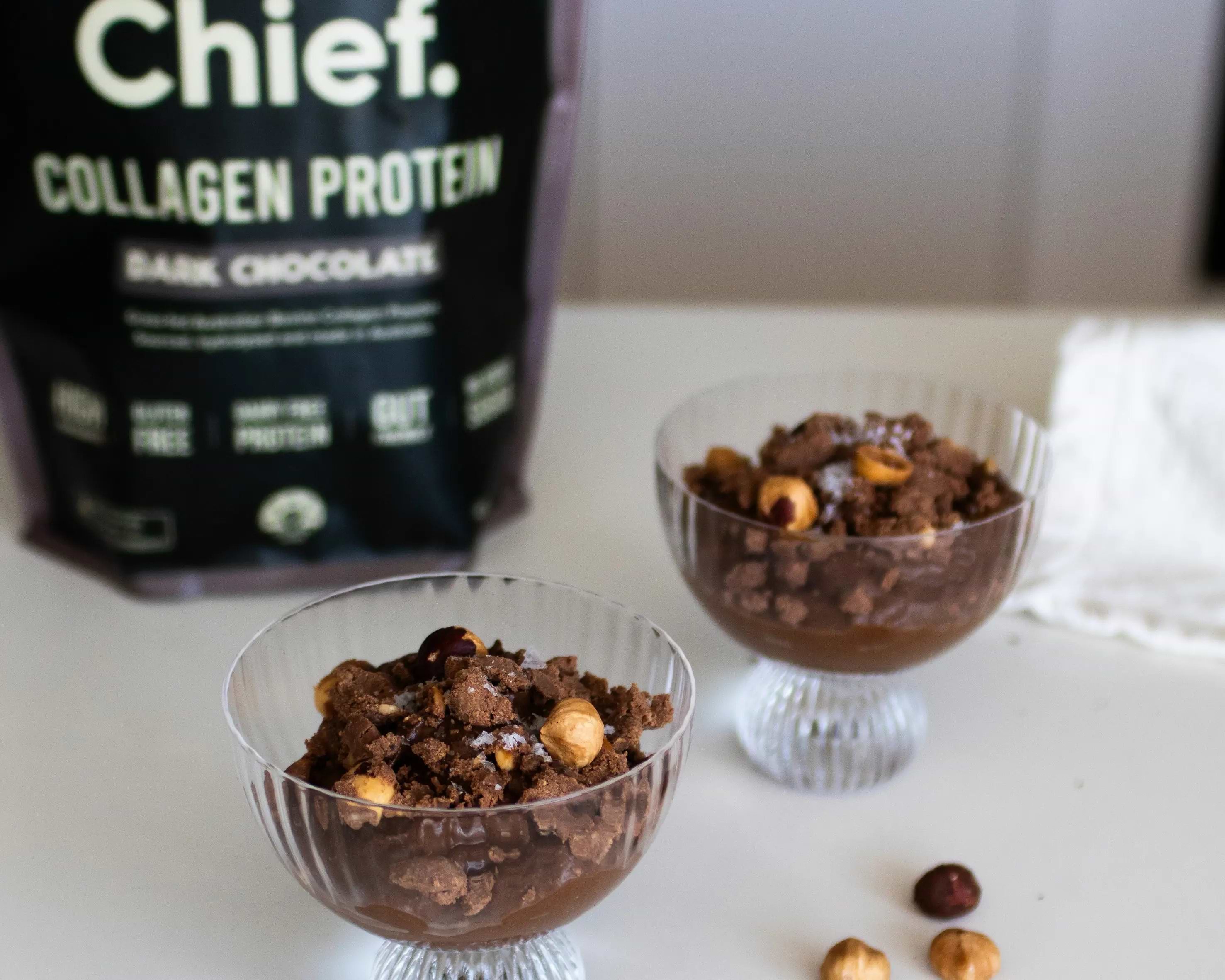 Hazelnut Brownie Protein Mousse - Chief Nutrition