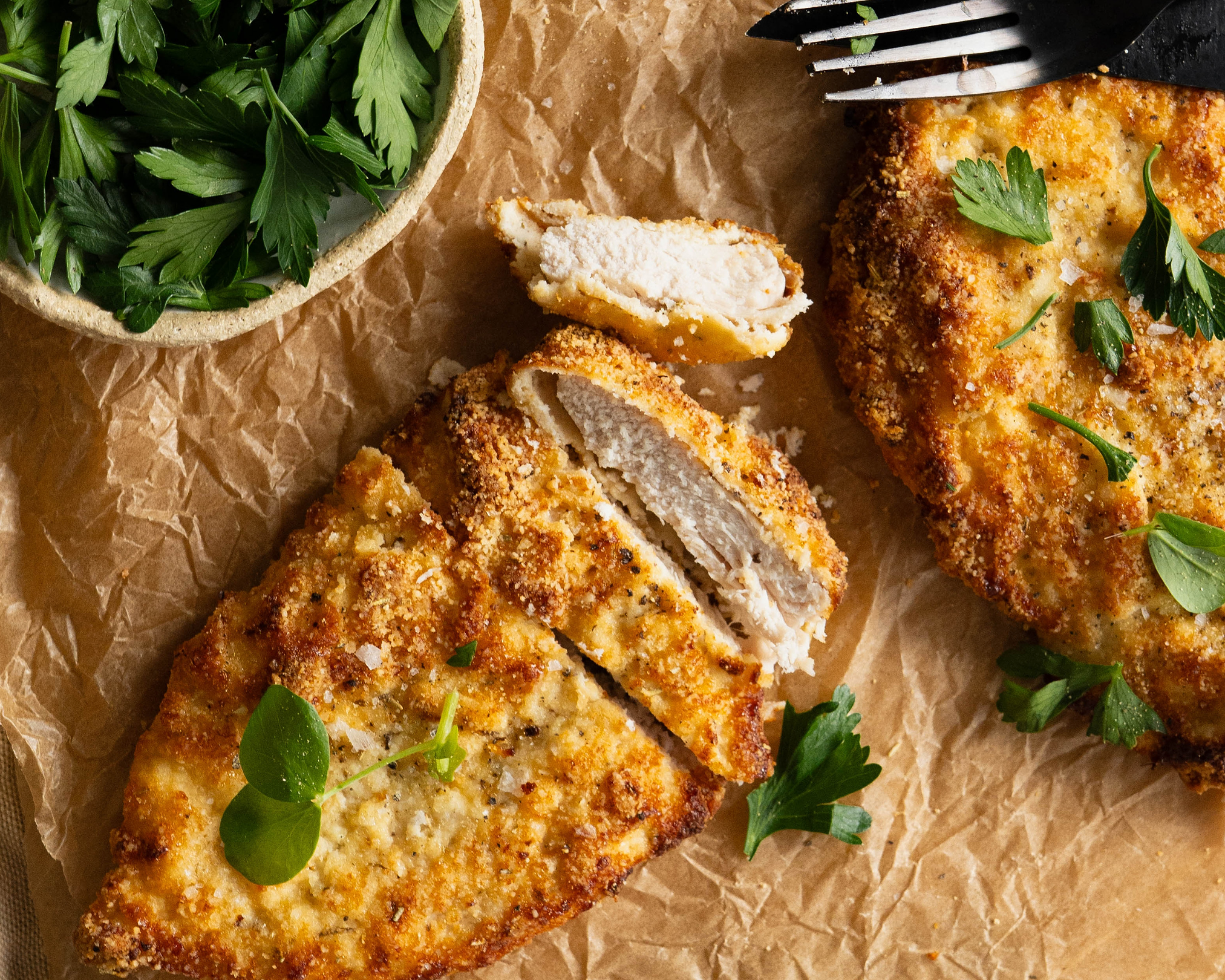 Healthy Chicken Schnitzel