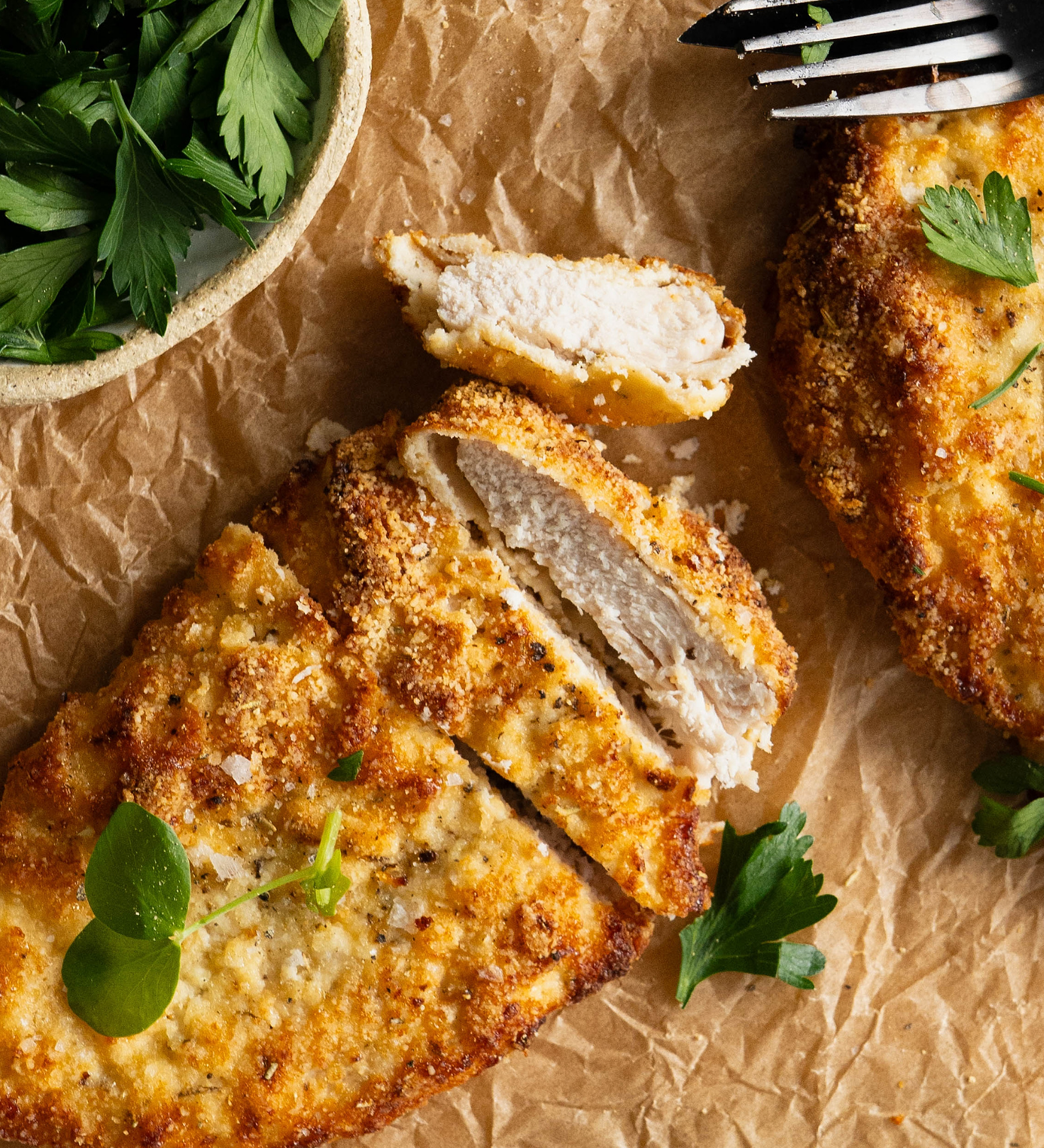 Healthy Chicken Schnitzel