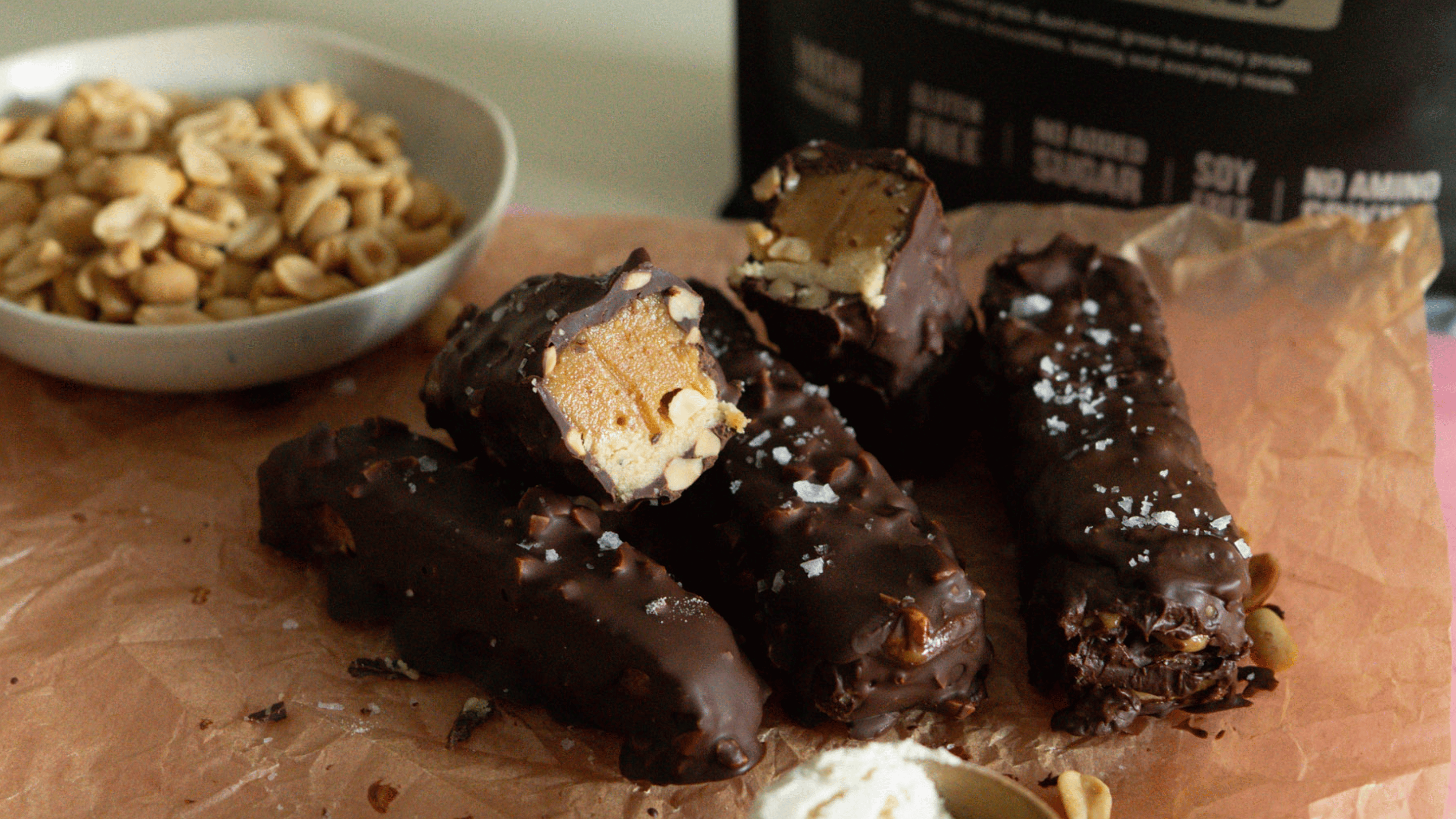 Healthy Snickers Bars