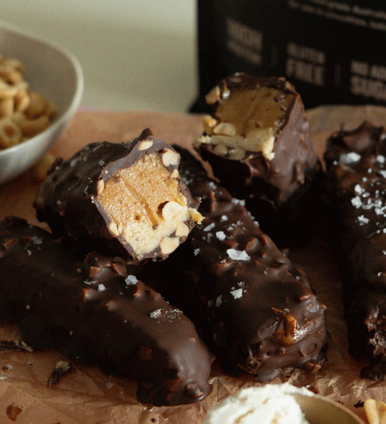 Healthy Snickers Bars