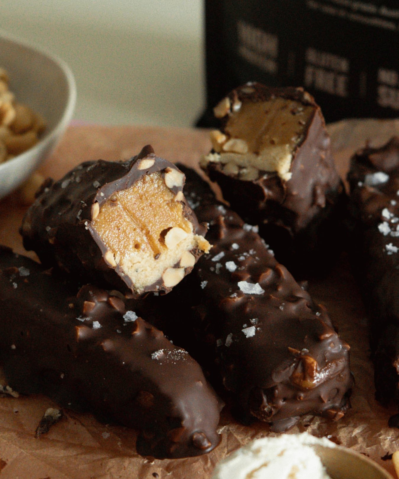 Healthy Snickers Bars