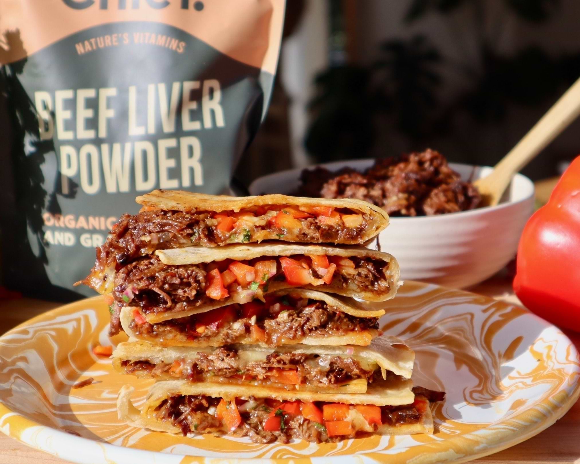 Slow Cooked Beef Quesadilla