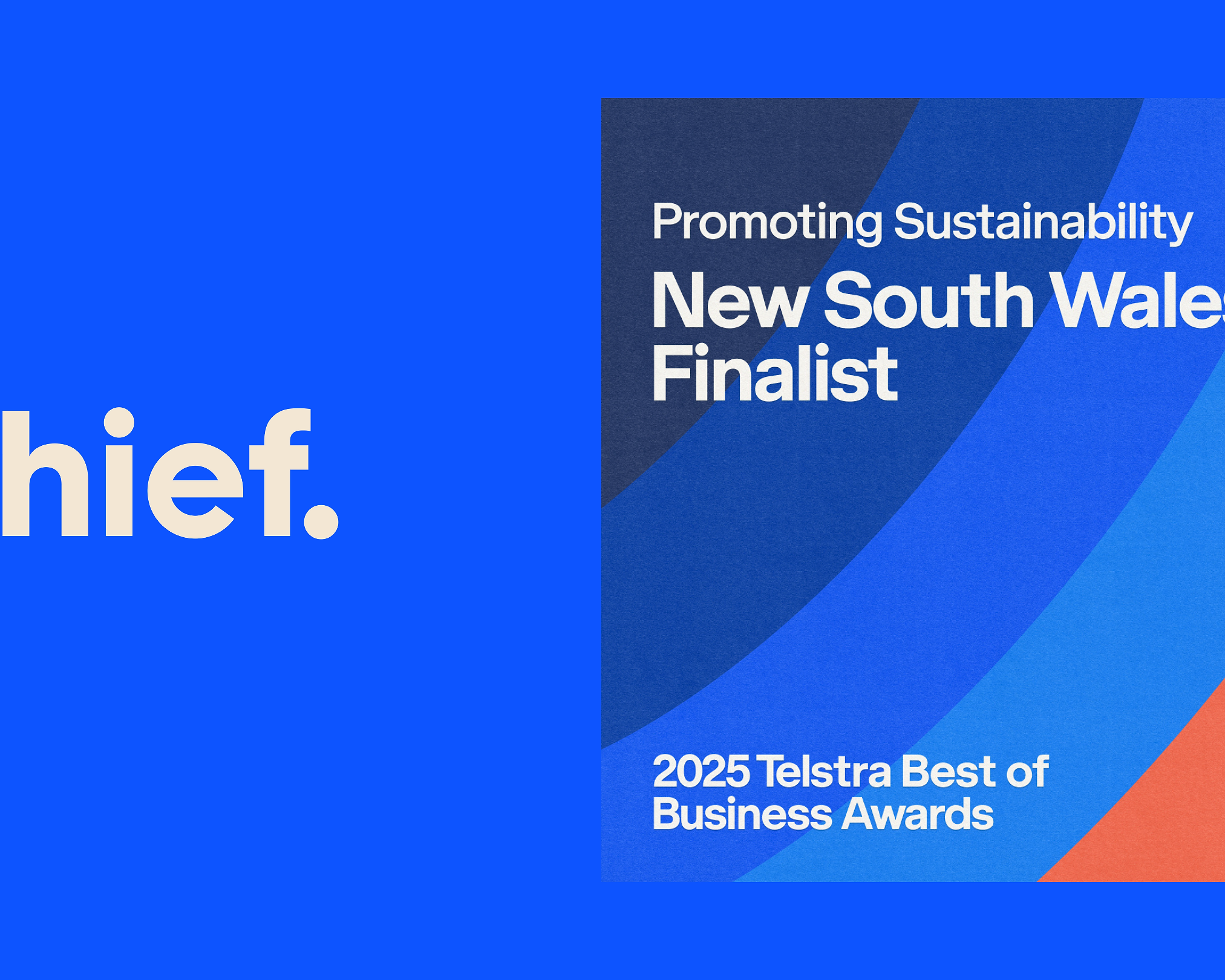 So, we made the state finals of the Telstra Business Awards!