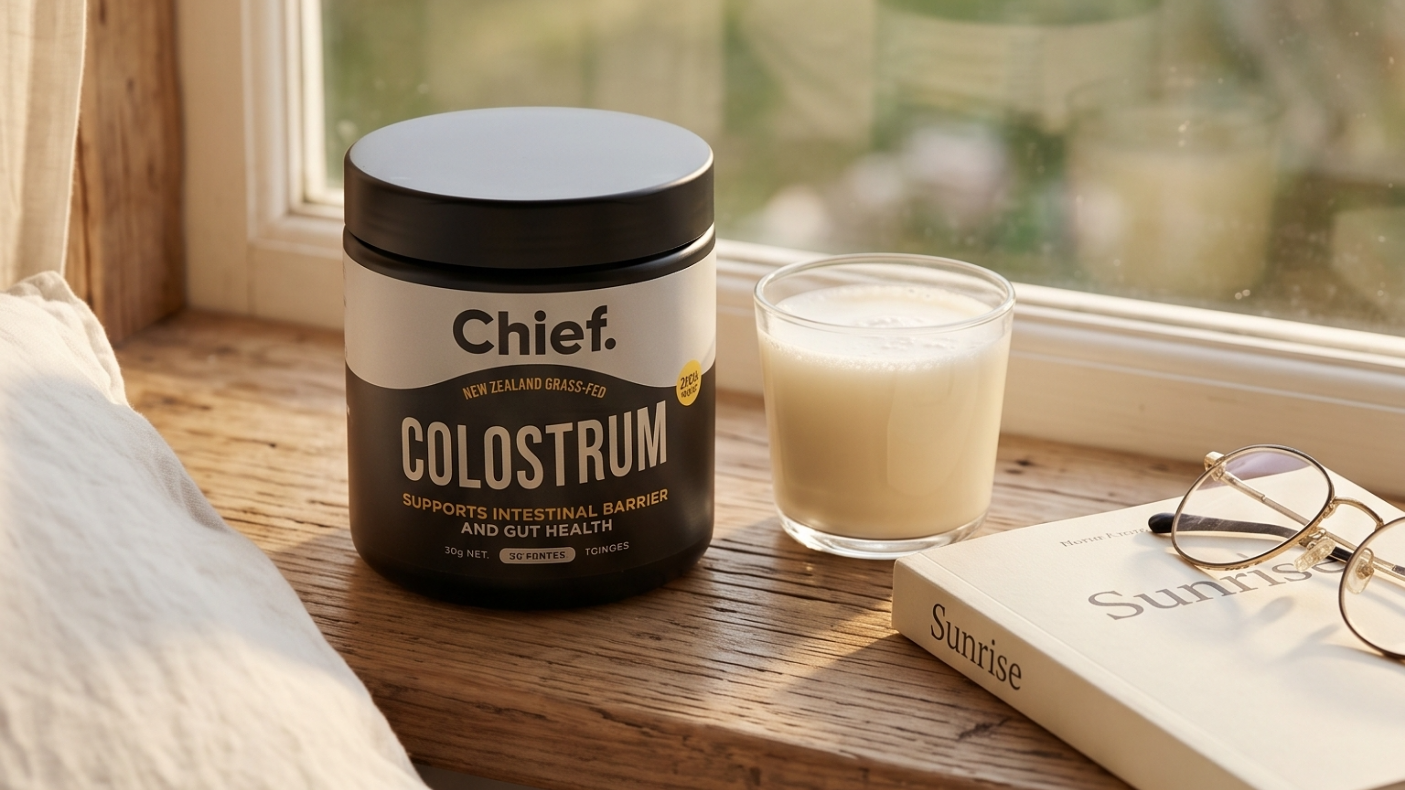 How does Colostrum improve gut health?