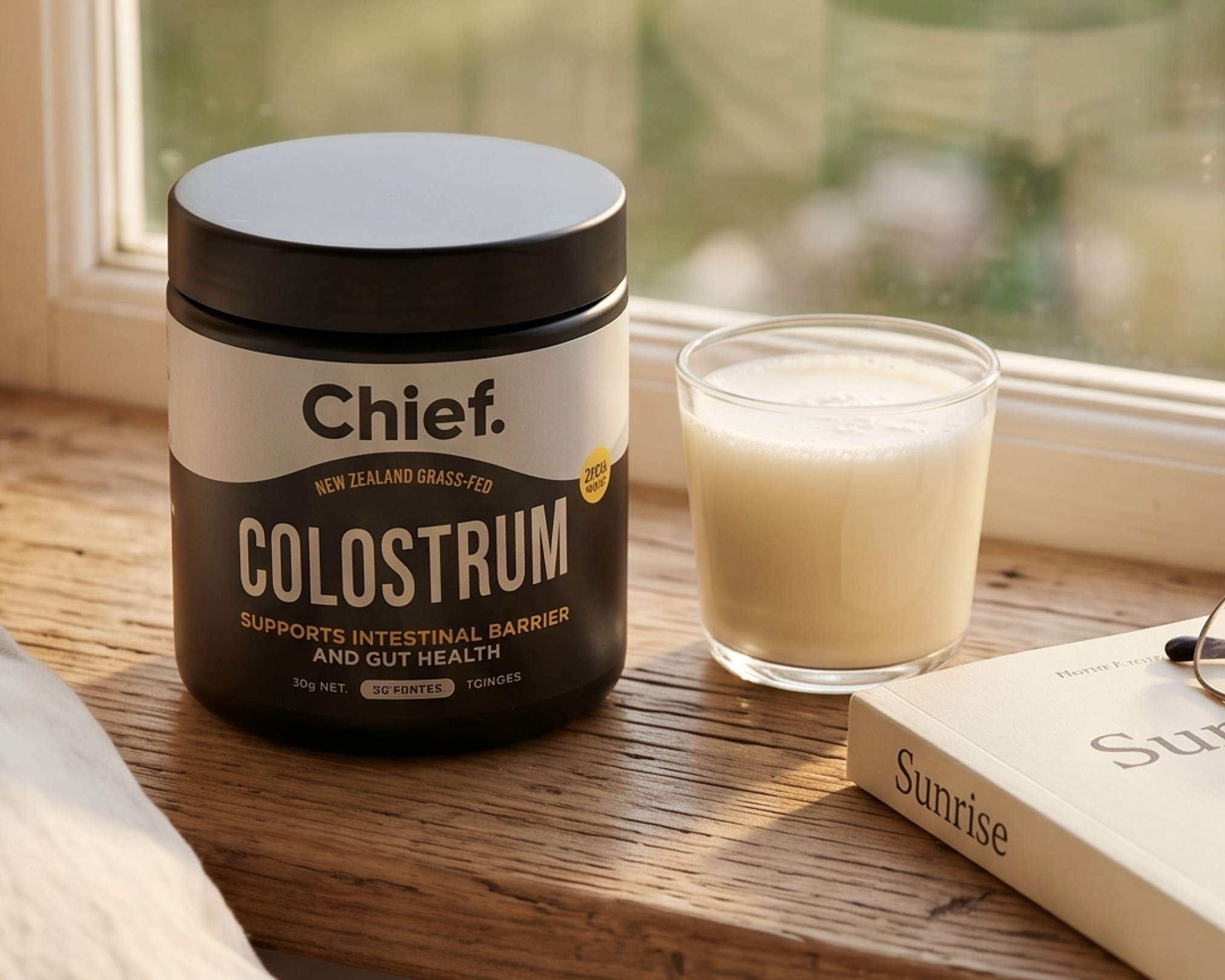 How does Colostrum improve gut health?