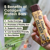 SHORT DATED Collagen Protein Bars - Choc Peanut