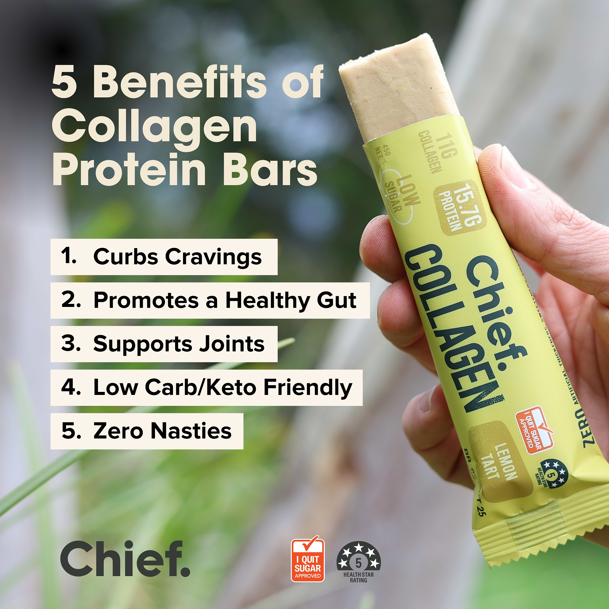 Collagen Protein Bar - Lemon Tart