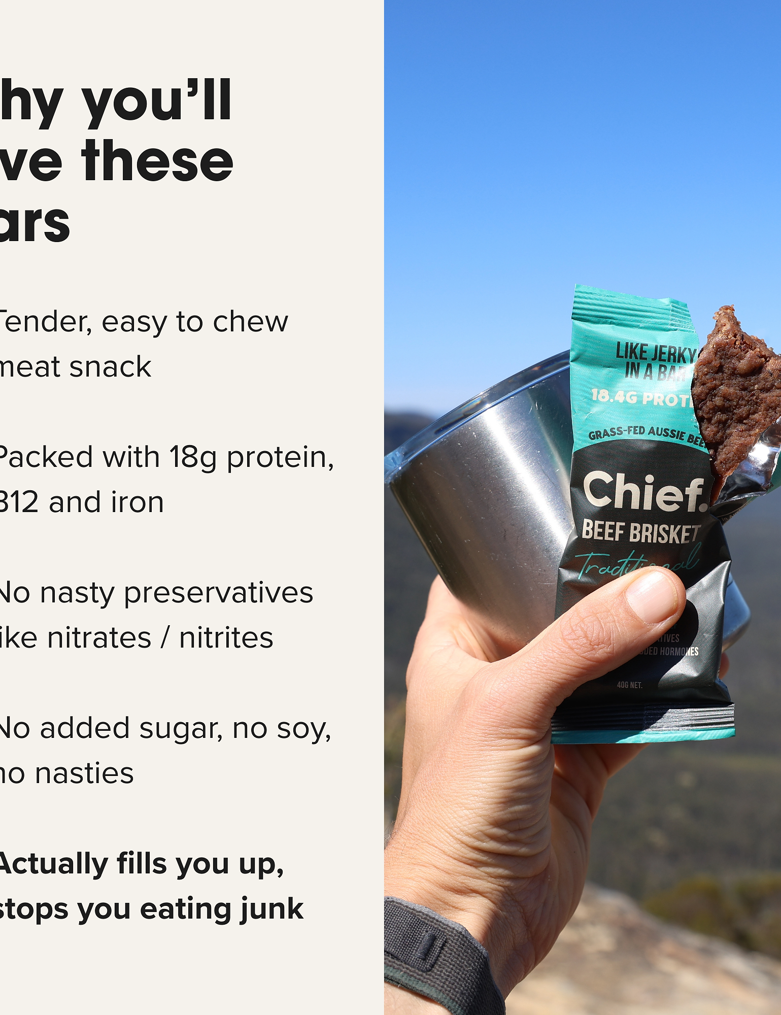 Organic Beef Bars - Sample Pack