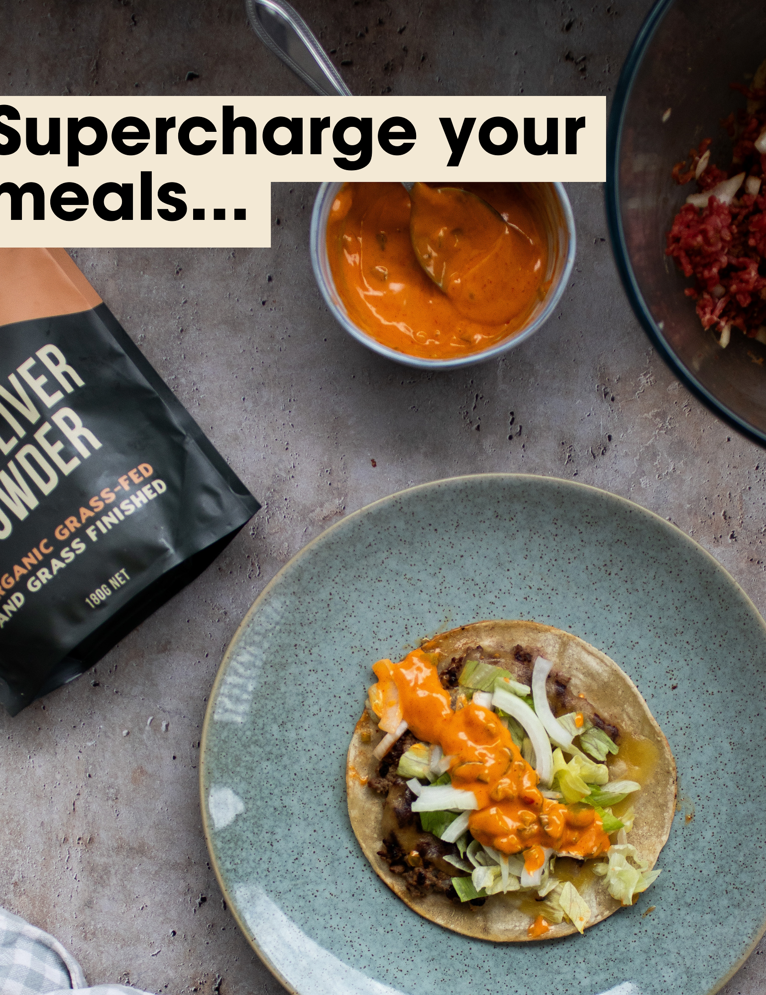 Organic Beef Liver Powder 120g