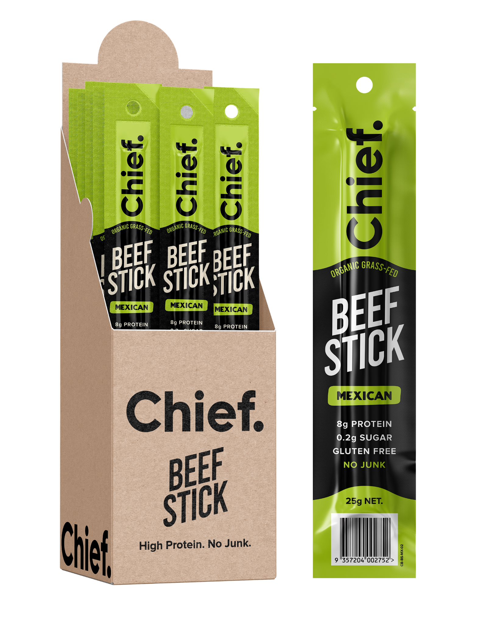 Organic Beef Sticks - Mexican