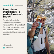 Organic Beef Sticks - Sea Salt SHORT DATED