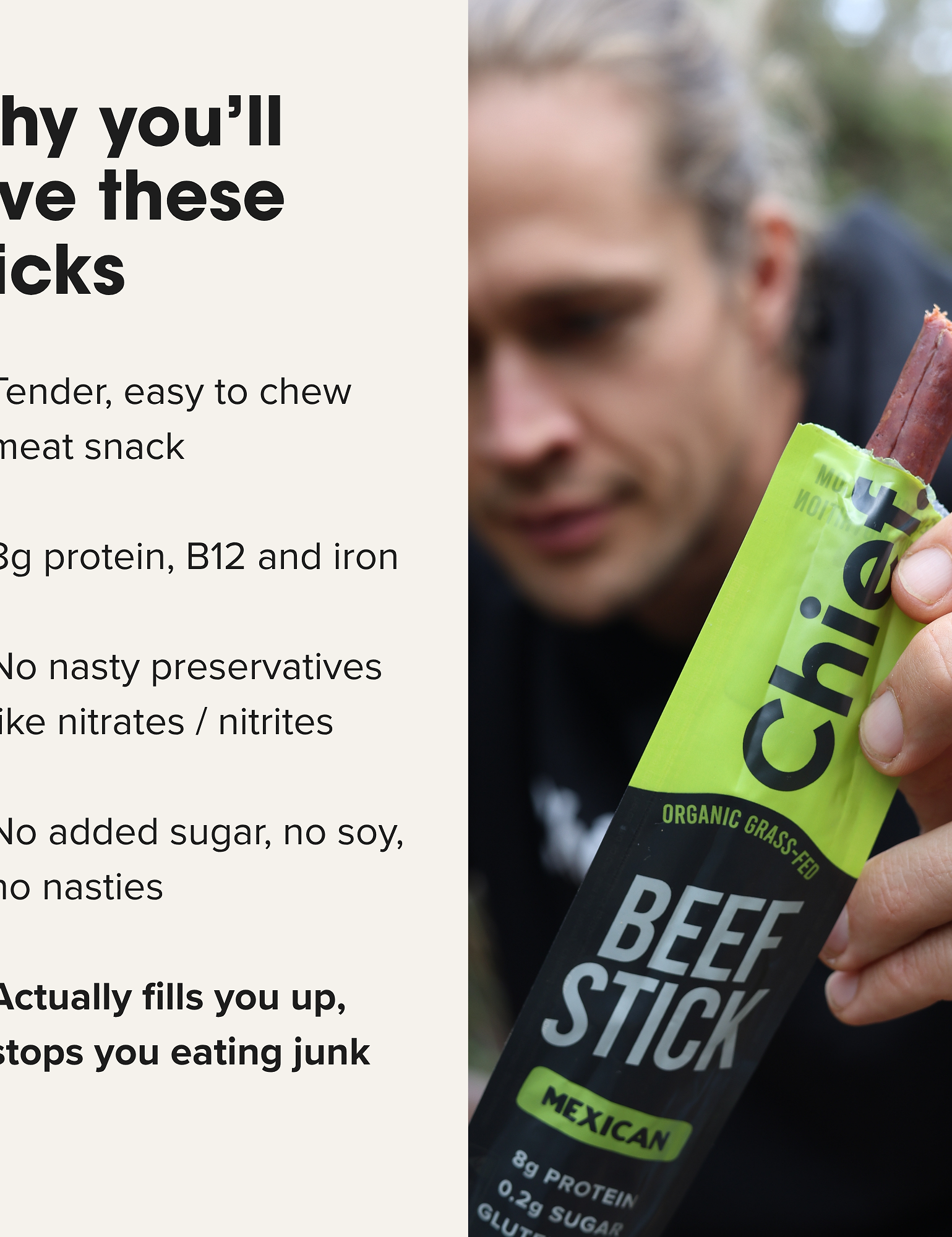 Organic Beef Sticks - Mexican