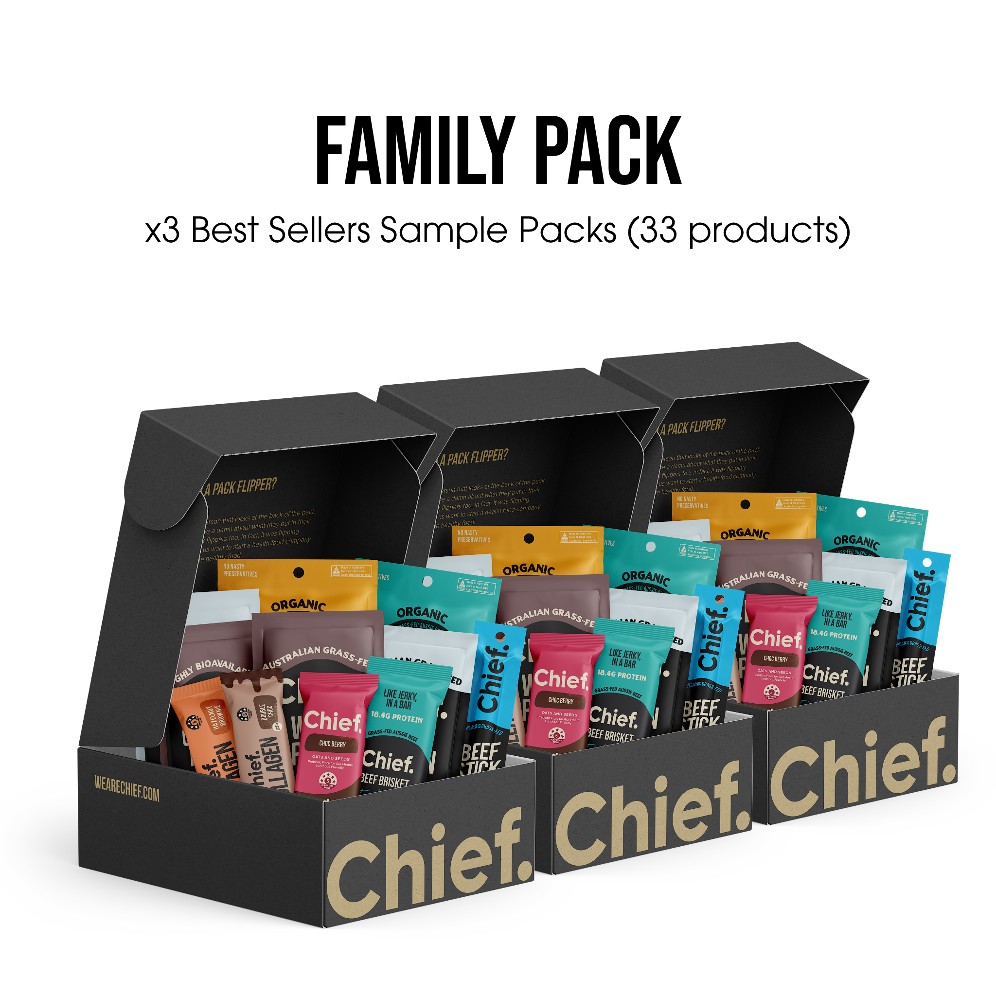 Best Sellers Sample Pack - Chief Nutrition