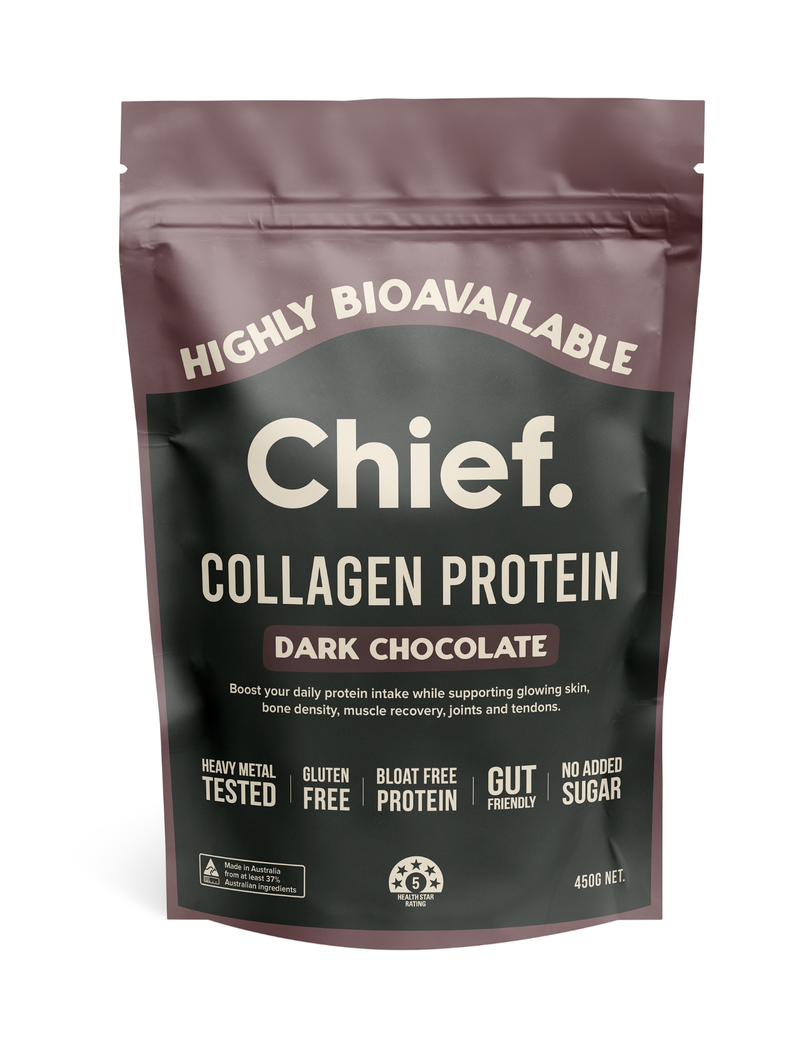 [Process Test] Grass-fed Collagen Protein Powder - Dark Chocolate 300g