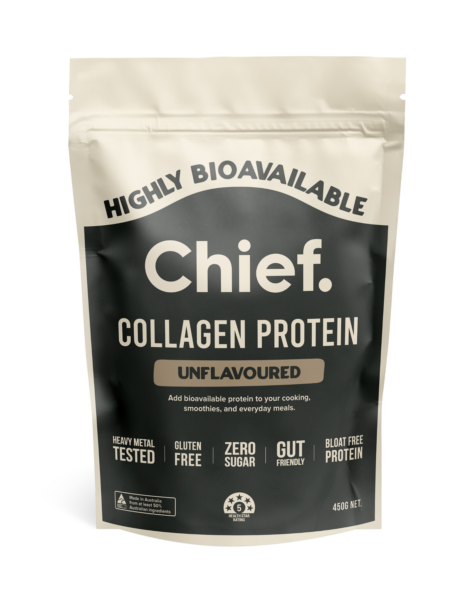Grass-fed Collagen Protein Powder - Unflavoured 300g