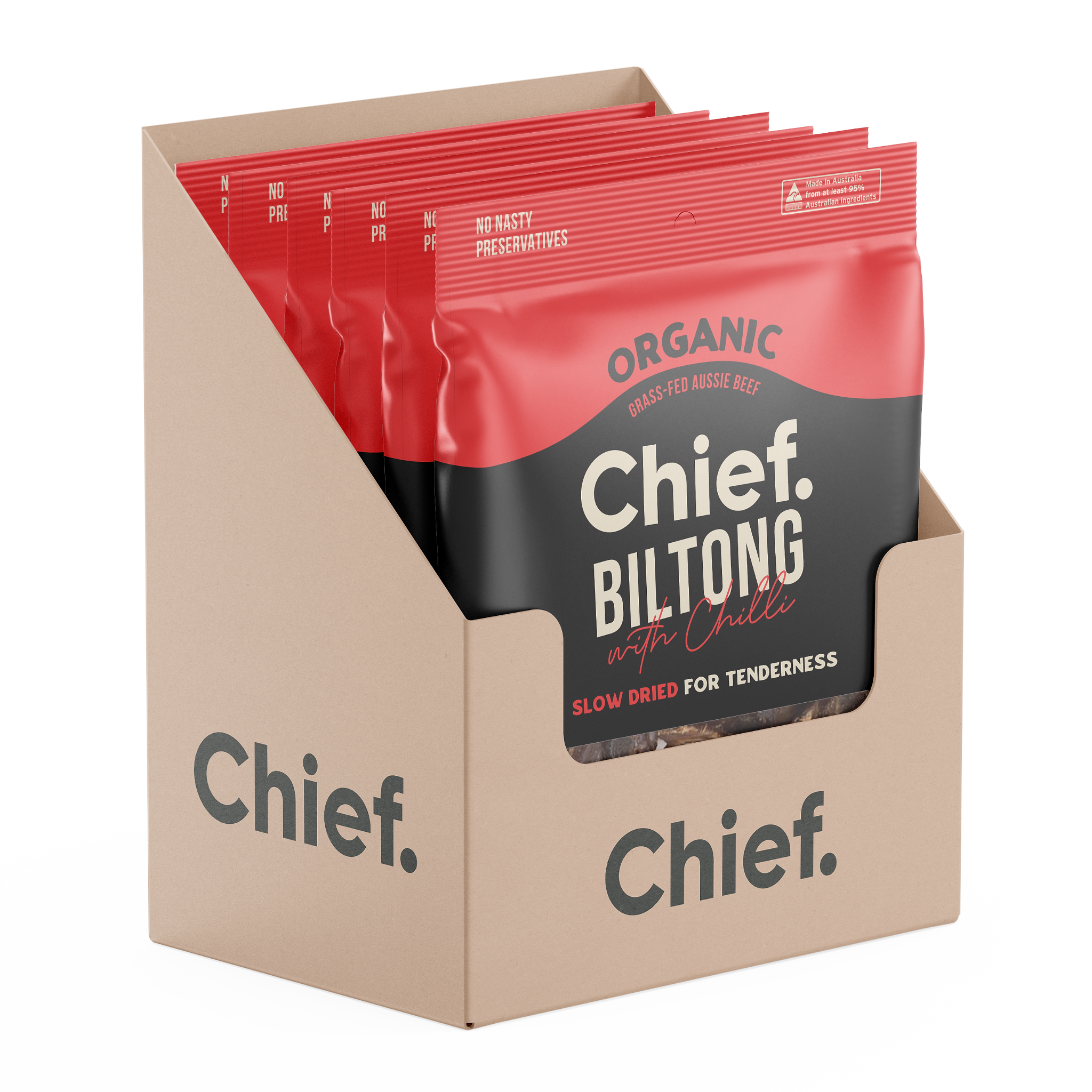 Organic Biltong - Cayenne Chilli