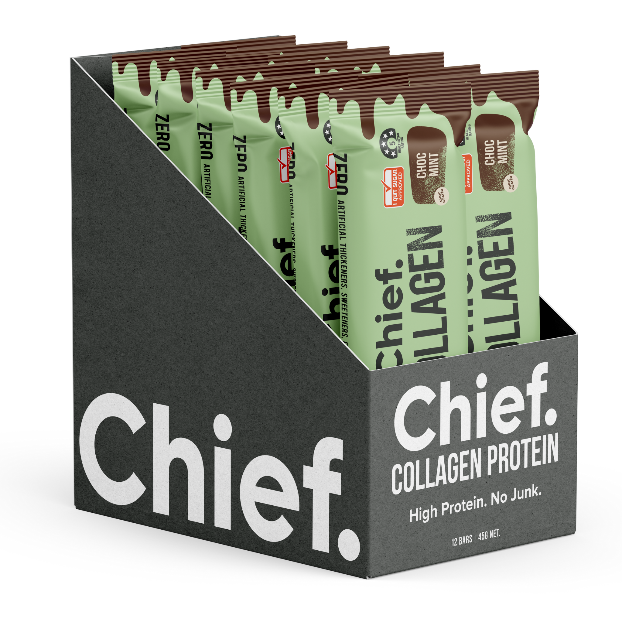 Collagen Protein Bars - Choc Mint