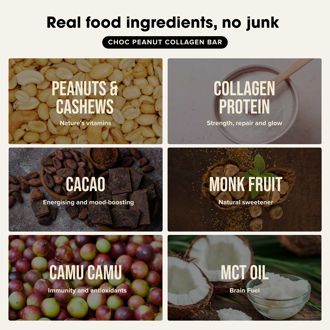 SHORT DATED Collagen Protein Bars - Choc Peanut