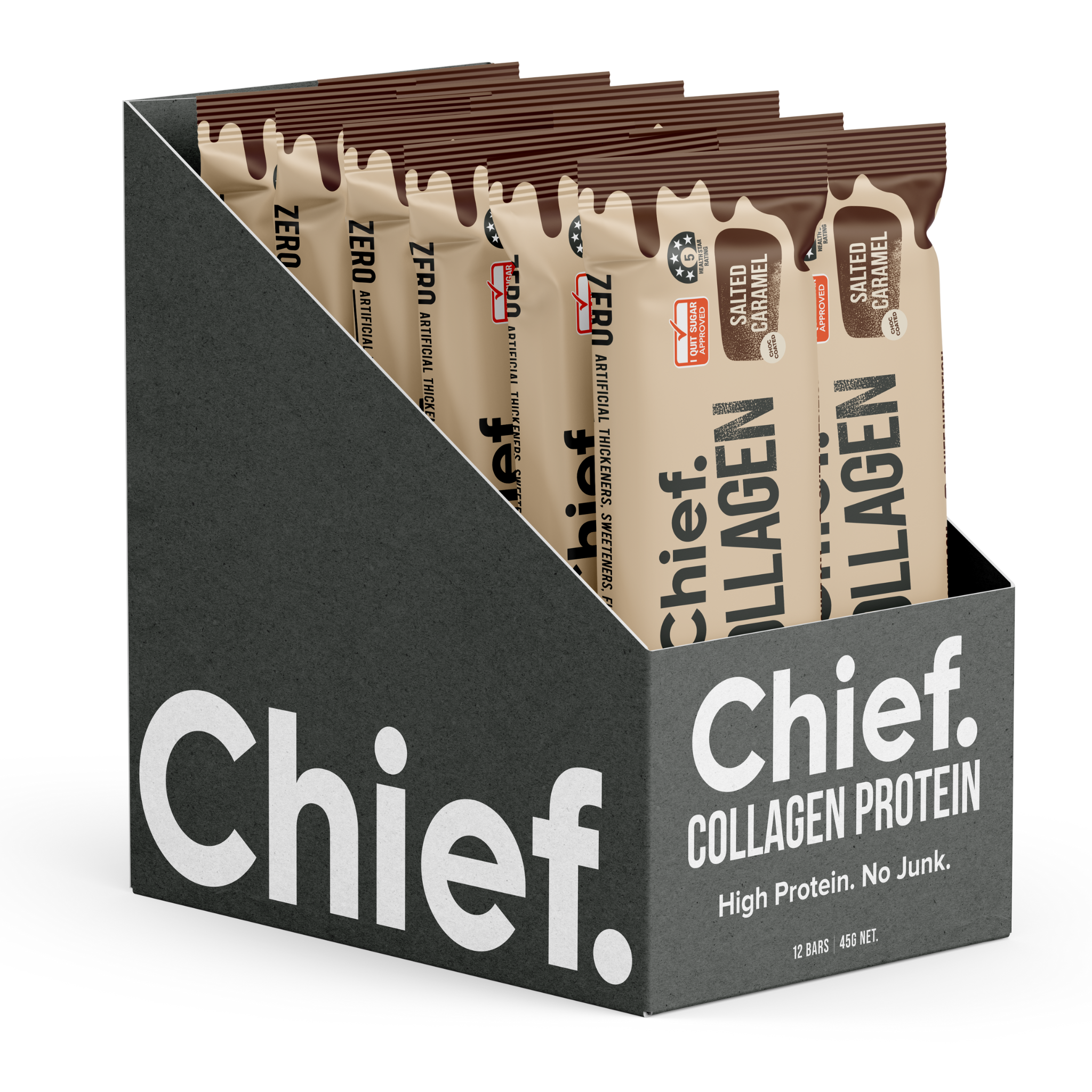 Collagen Protein Bars - Choc Salted Caramel