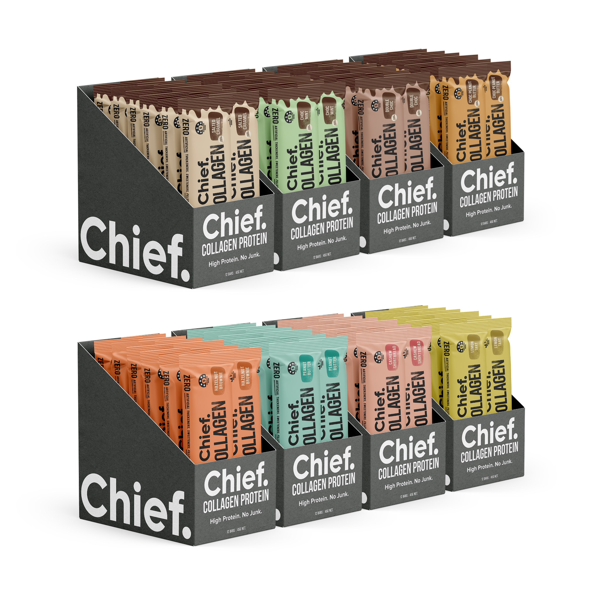 Collagen Protein Bars - Value Pack - Chief Nutrition