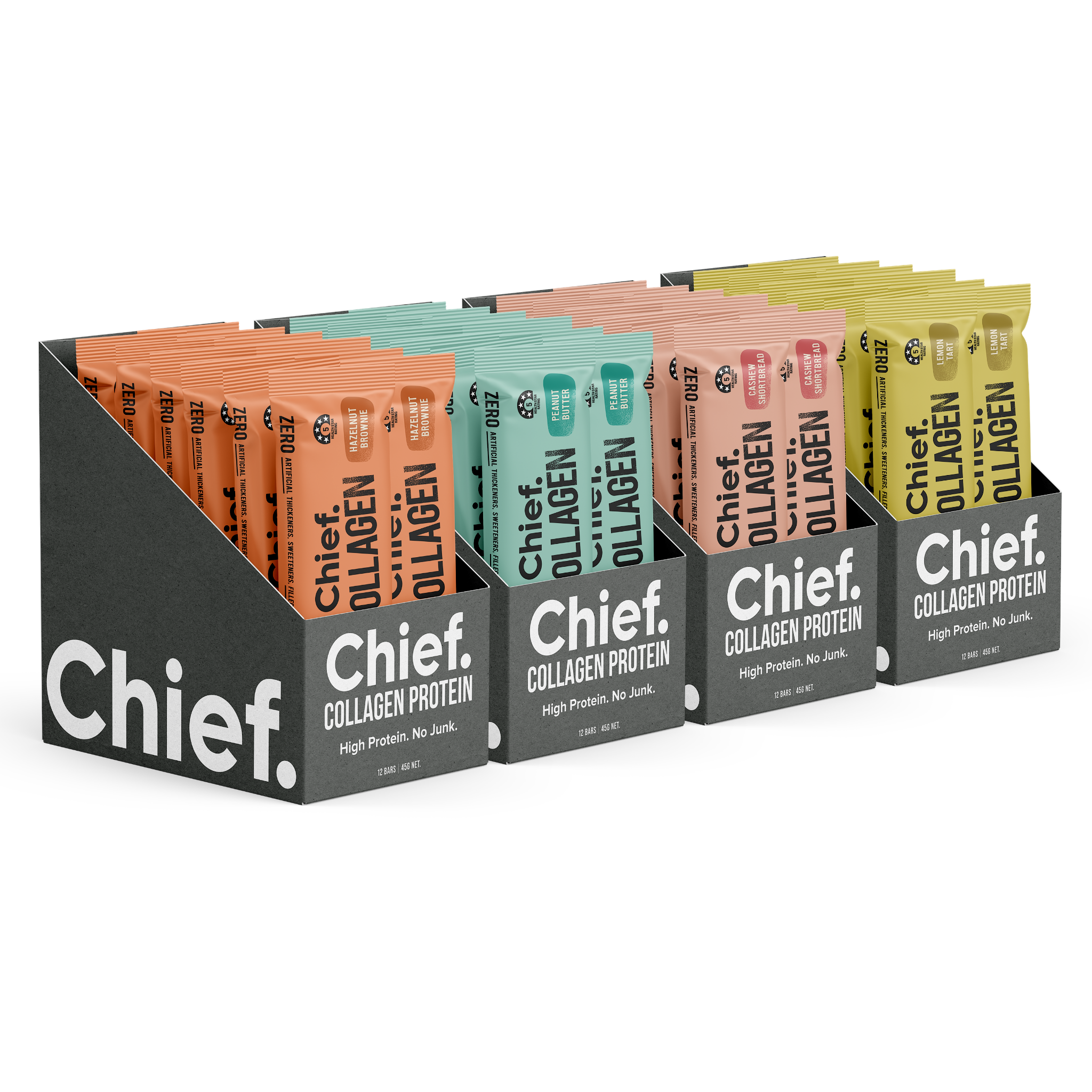 Collagen Protein Bars - Value Pack - Chief Nutrition
