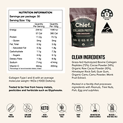 [Process Test] Grass-fed Collagen Protein Powder - Dark Chocolate 300g
