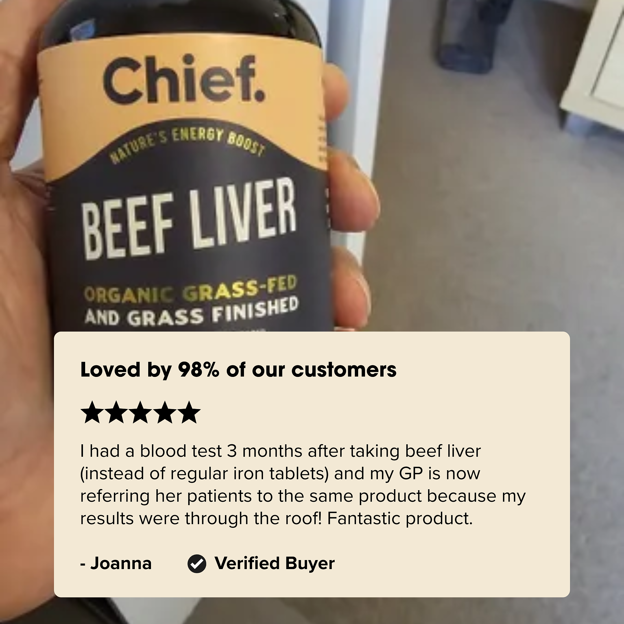 Organic Beef Liver (Energy, Batch Tested)