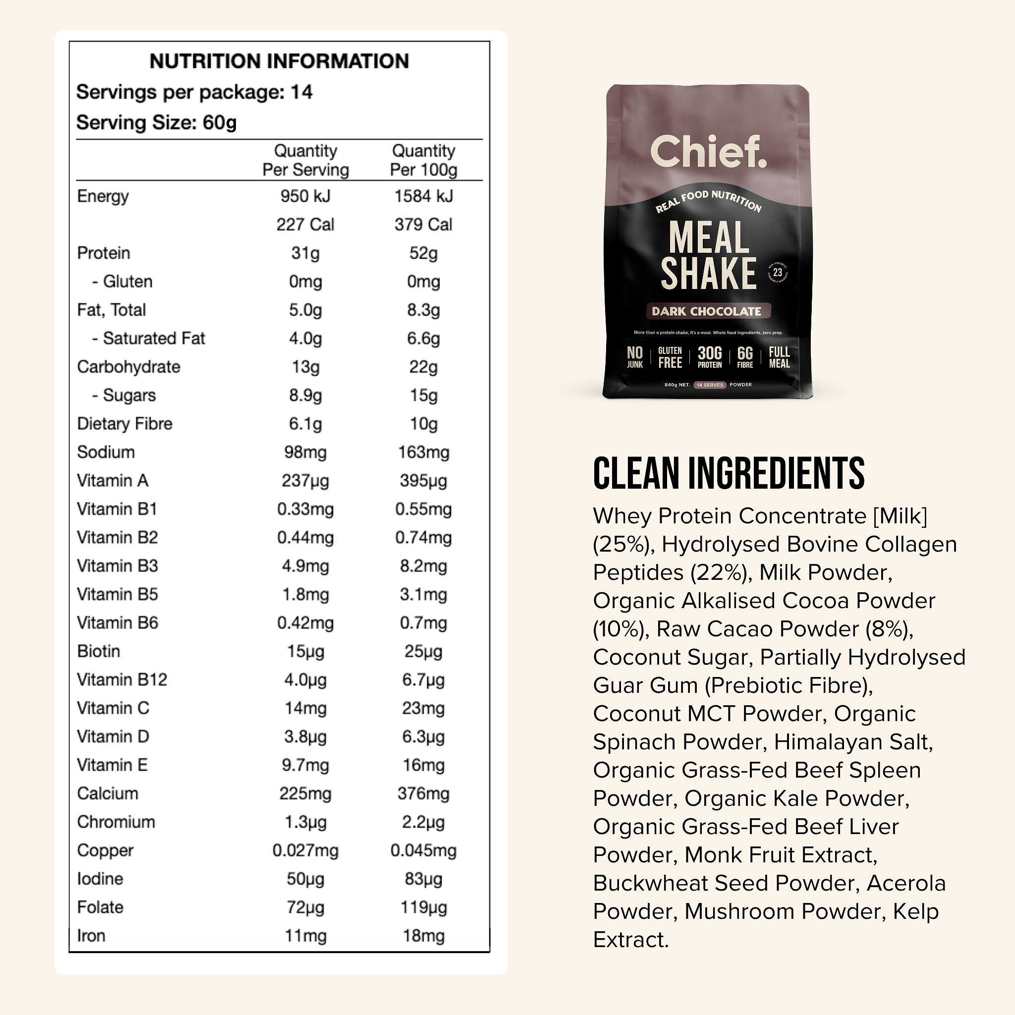 Meal Shake - Dark Chocolate