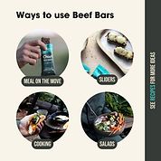 Organic Beef Bars - Cheezeburger