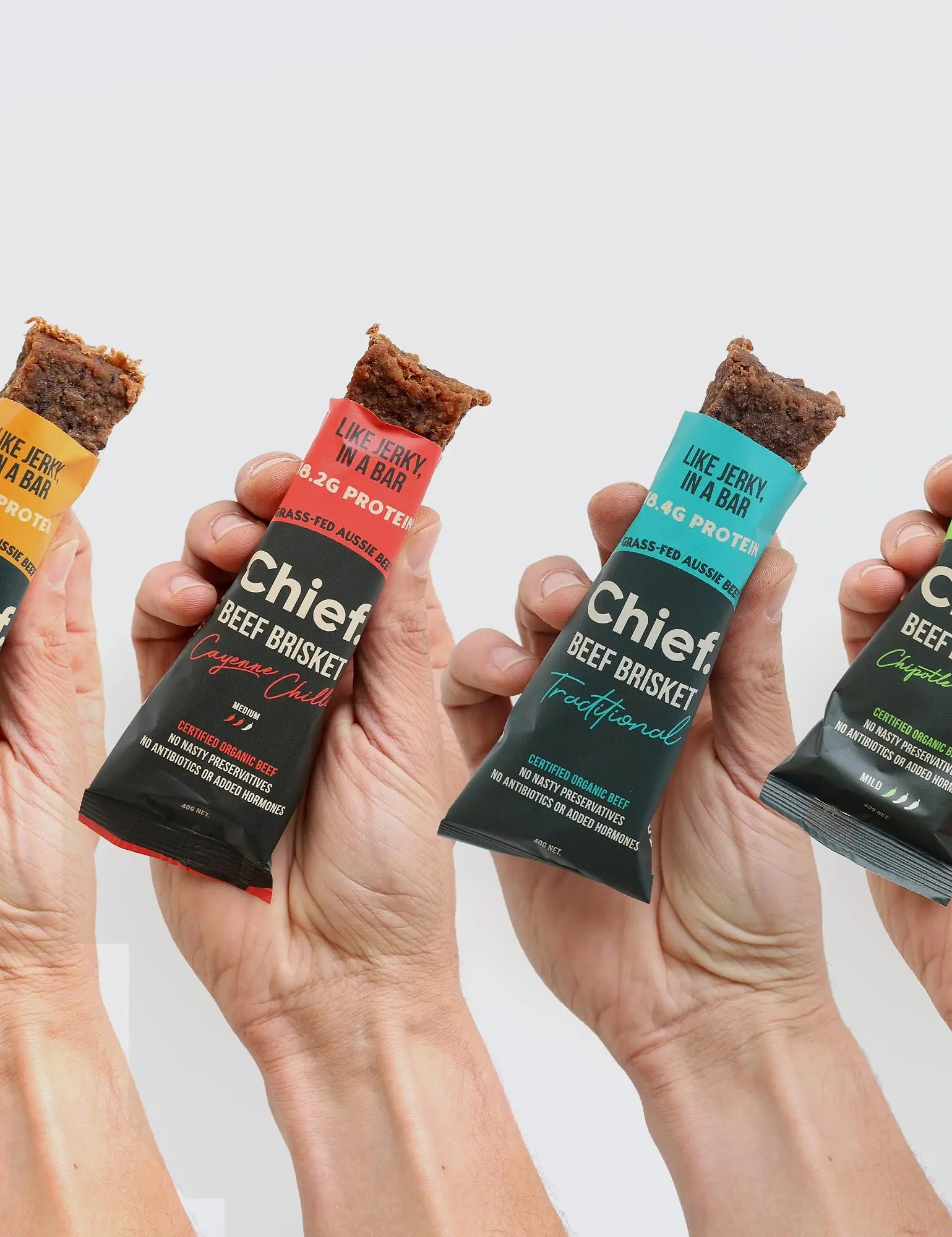 Organic Beef Bars - Mixed Box