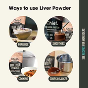 Organic Beef Liver Powder 120g