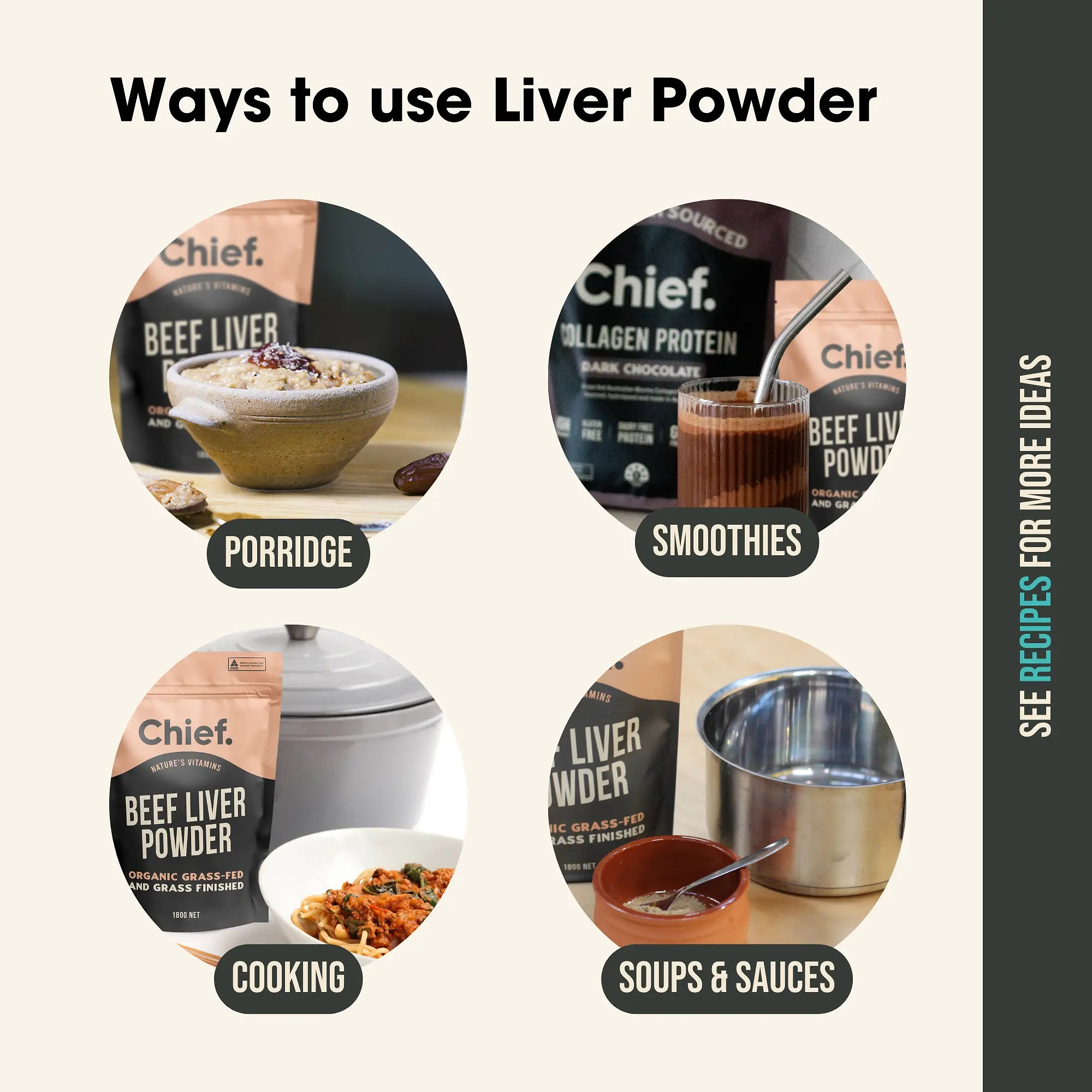 Organic Beef Liver Powder 120g