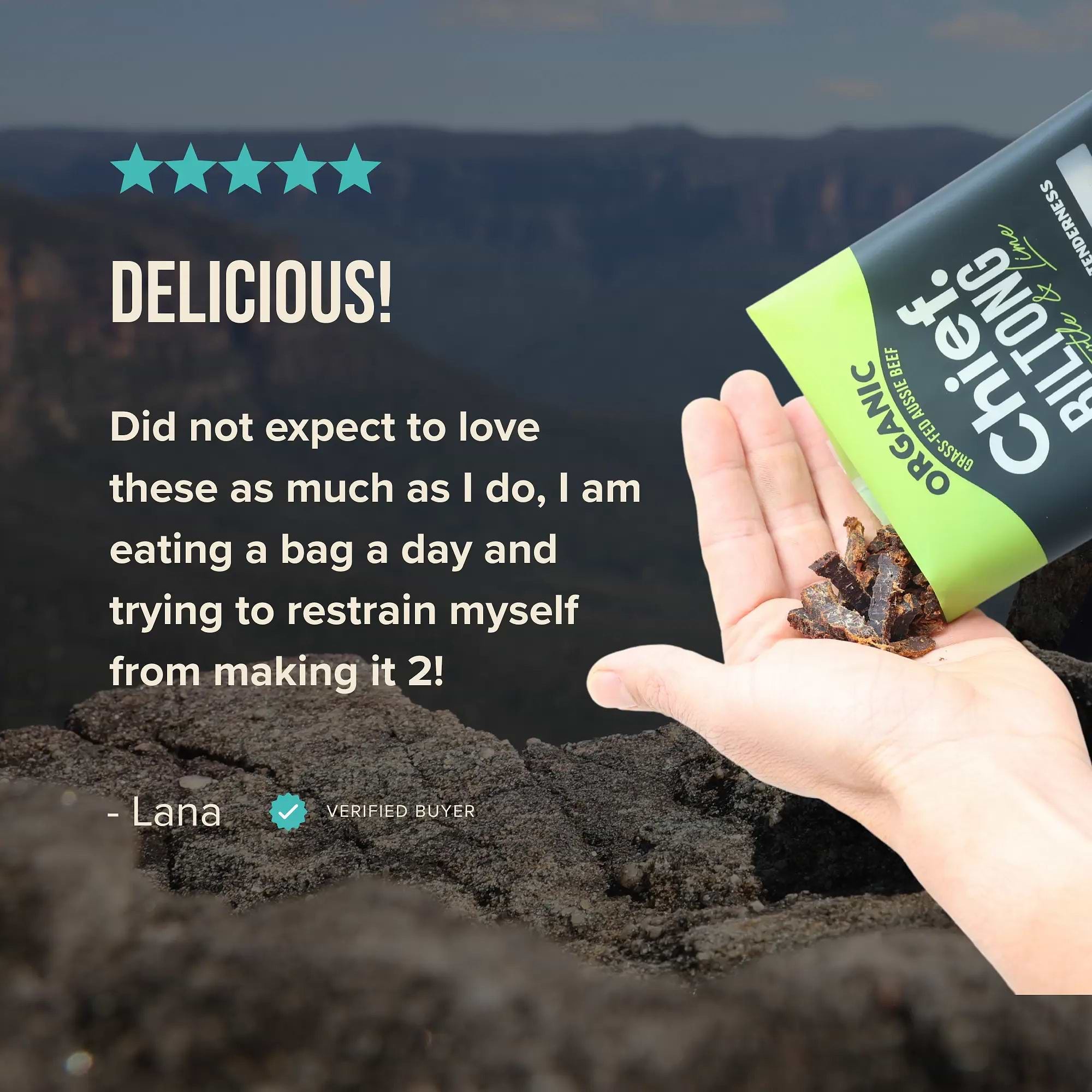 Organic Biltong - Mexican (Chipotle & Lime)