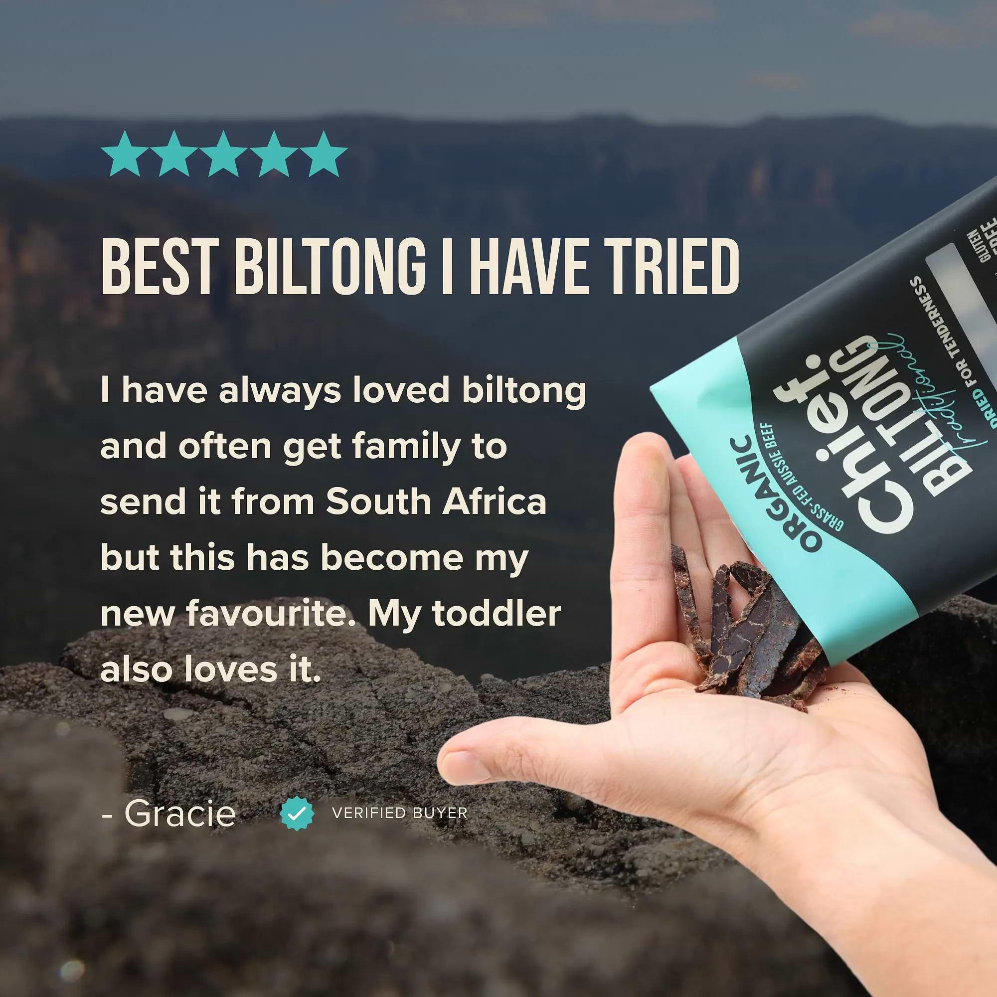 Organic Biltong - Sample Pack