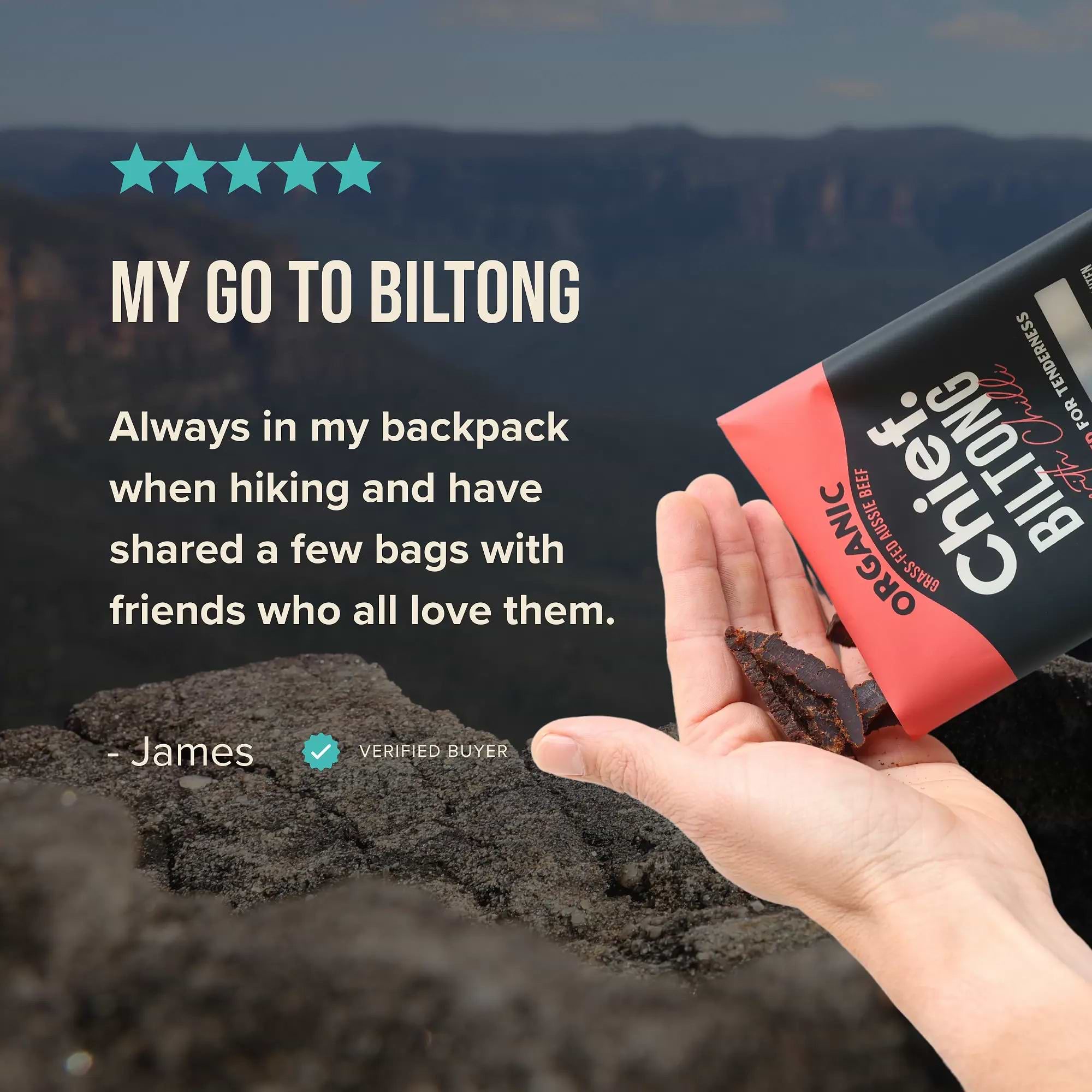 Organic Biltong - Sample Pack