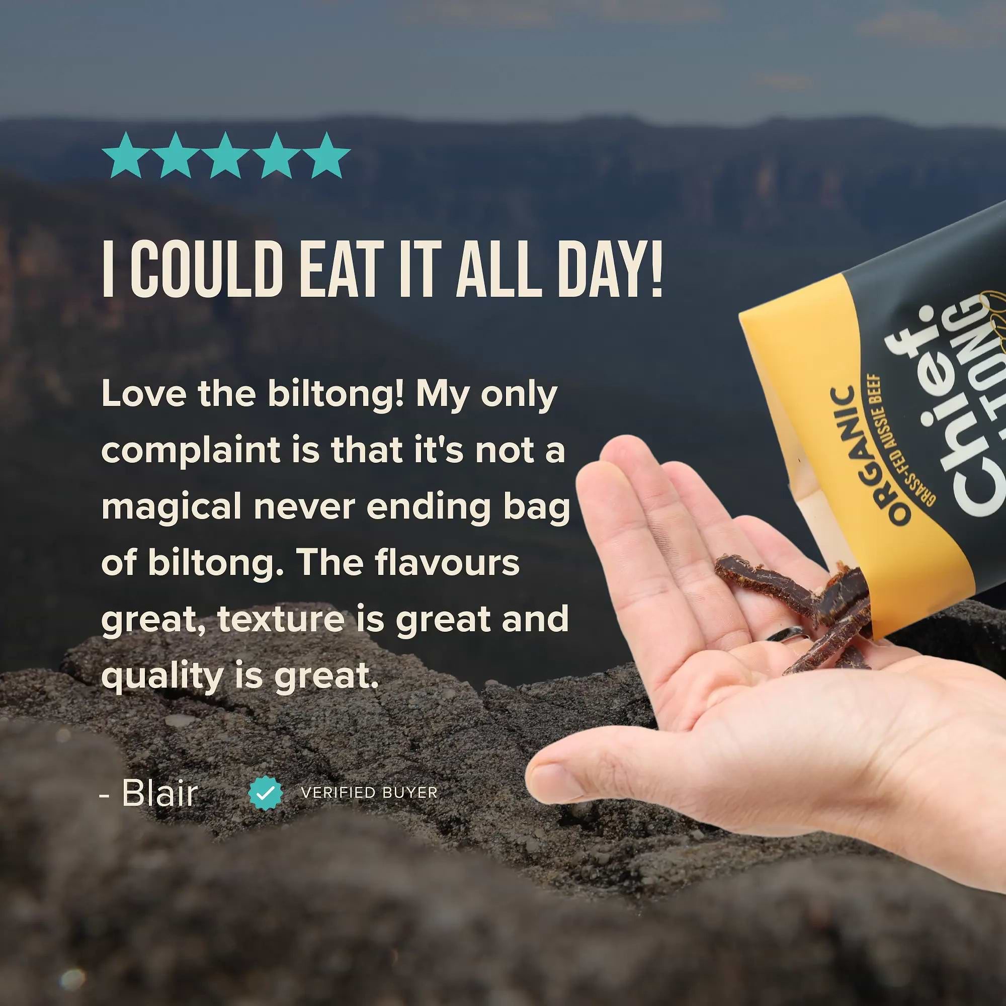 Organic Biltong - Sample Pack