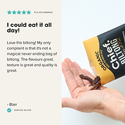 Organic Biltong - Smokey BBQ