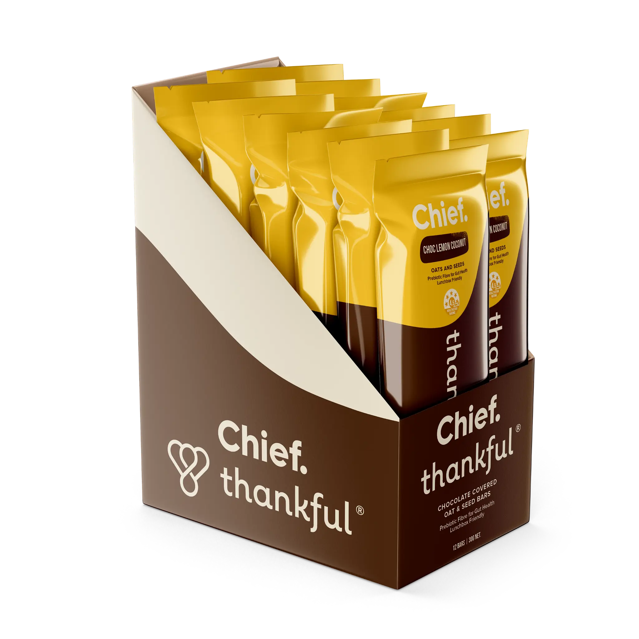 Thankful Bars - Choc Lemon Coconut