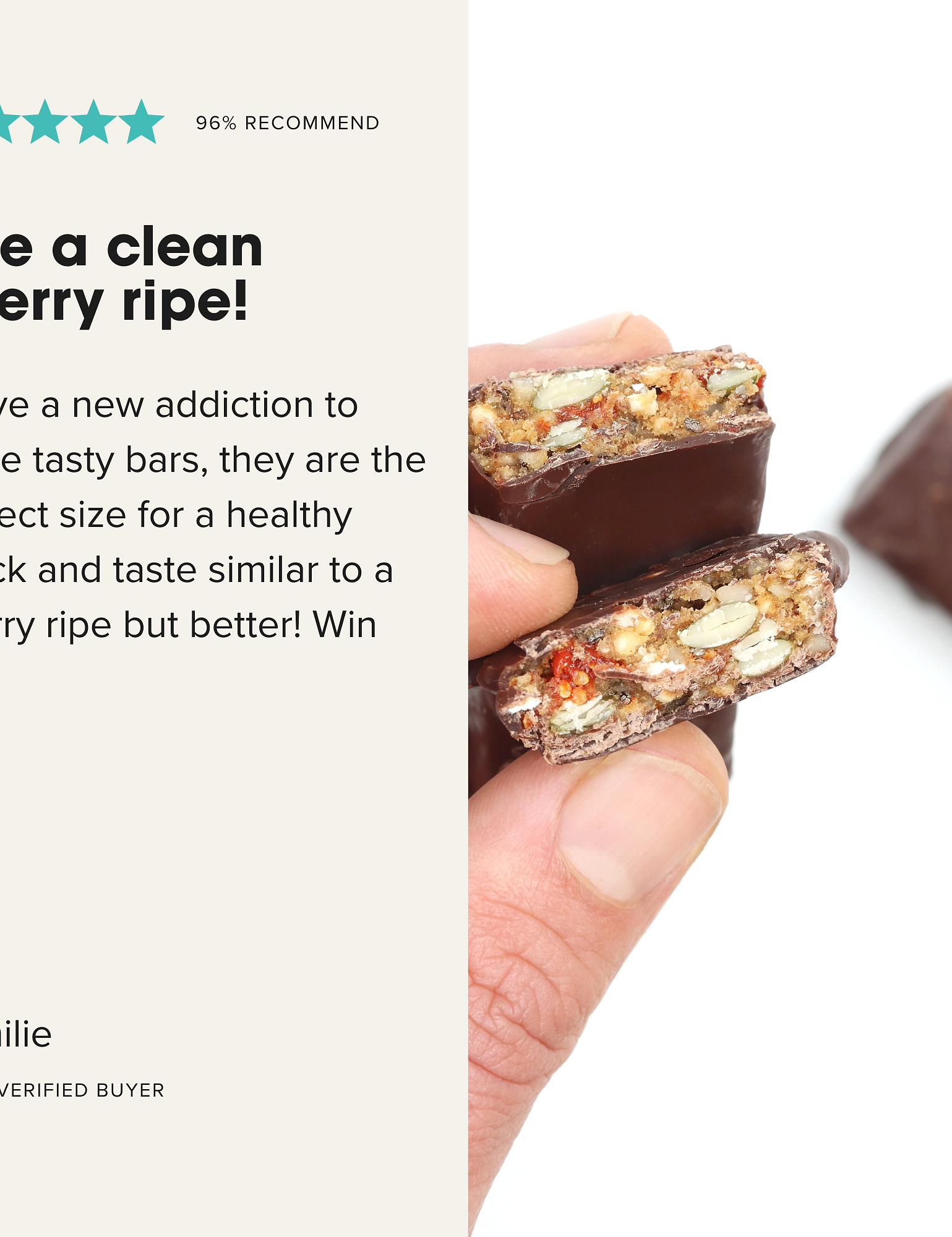 Thankful Bars - Choc Berry