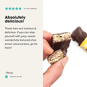 Thankful Bars - Choc Lemon Coconut
