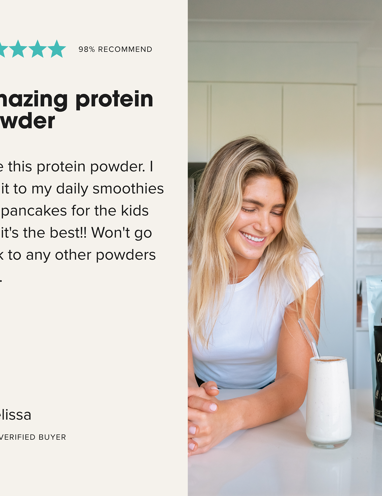 Grass-fed Collagen Protein Powder - Creamy Vanilla