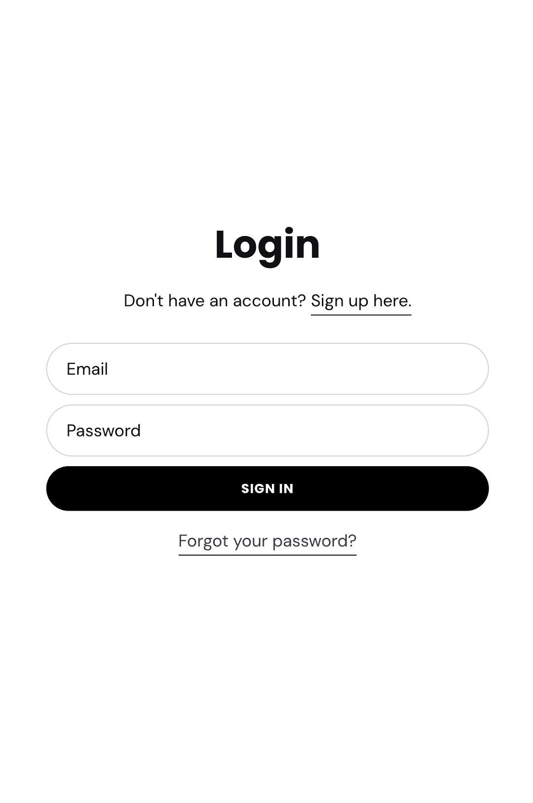 Login to your account