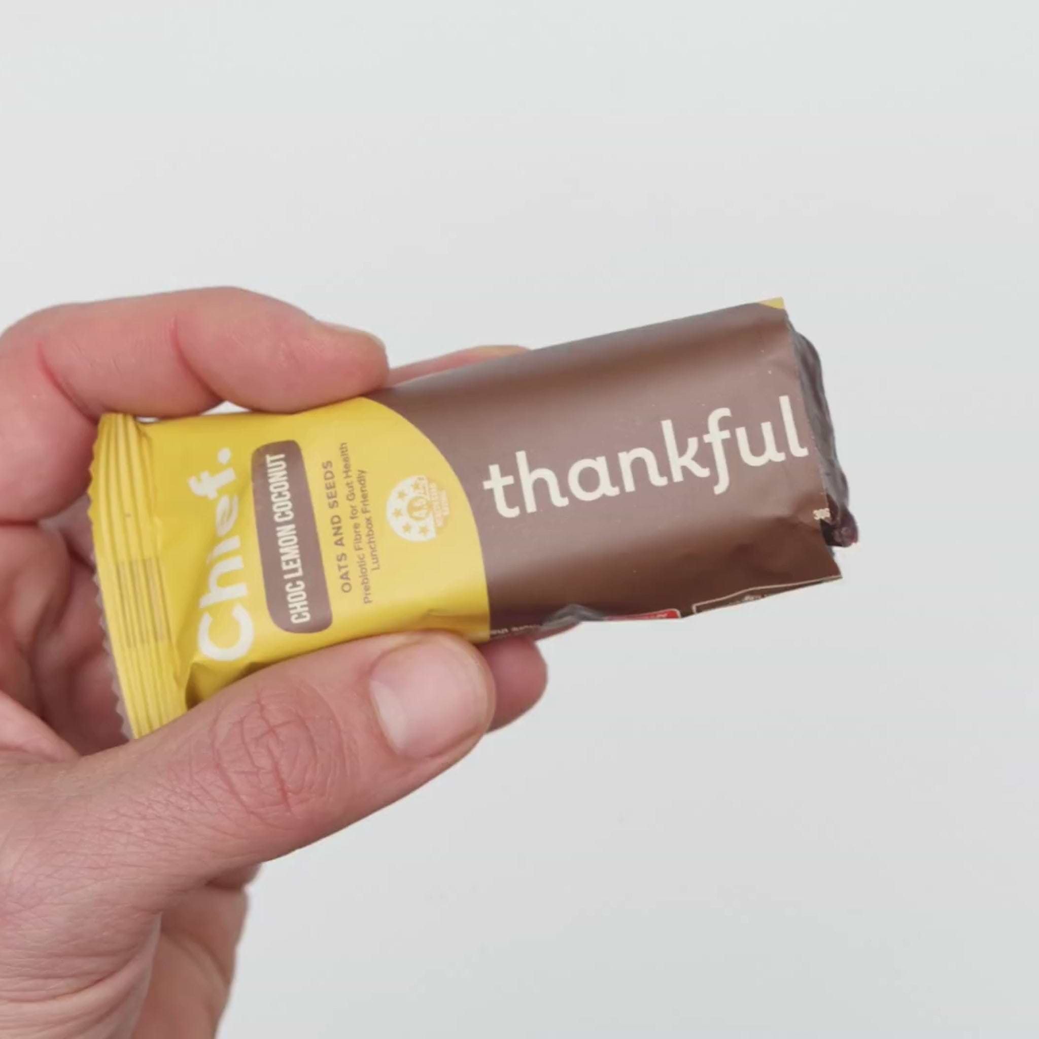 Thankful Bars - Choc Lemon Coconut
