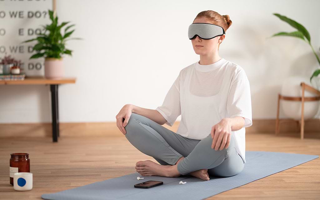 Eye Mask while meditating