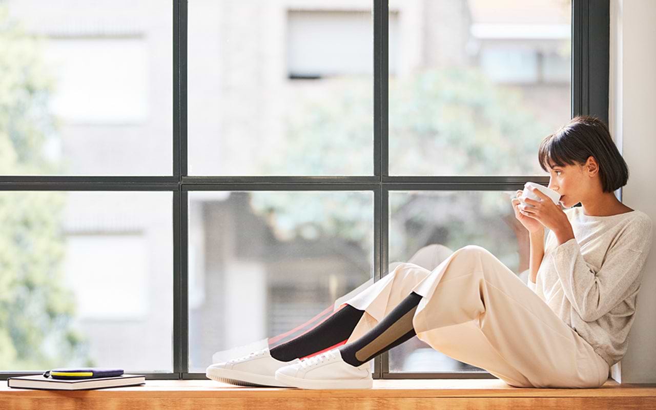 Bamboo compression socks