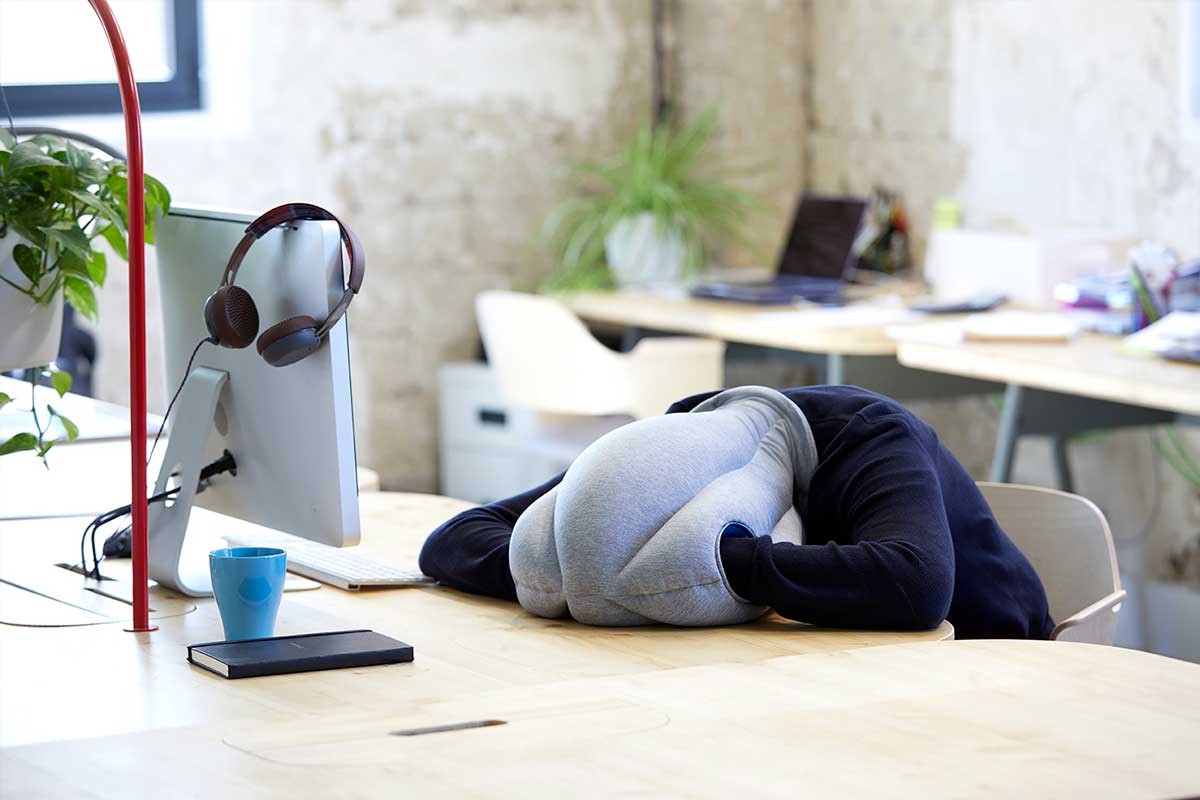 Sleep at work with Original - Ostrichpillow Magazine