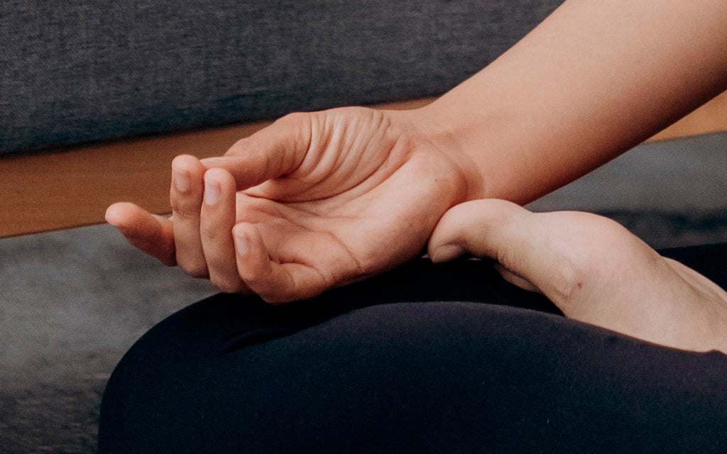 Close-up of hands